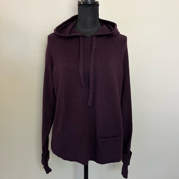 Athleta Verona Knit Wool Plum purple pullover
Hooded Sweatshirt - Picture 4 of 12